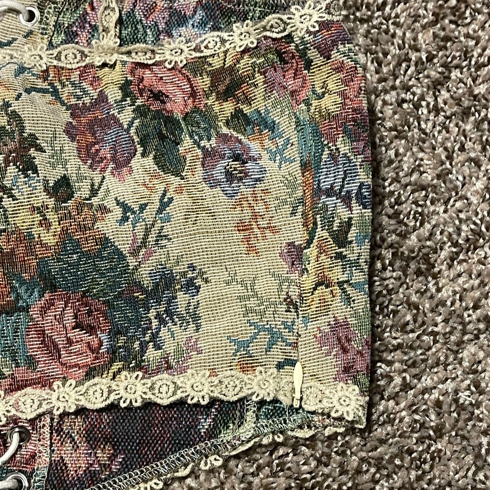 🌺Cider Floral Cropped Corset Top🌺 - Picture 4 of 5